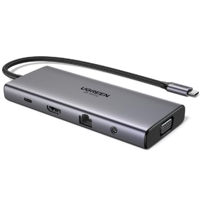 Переходник для IT Ugreen 45520 HUB 11in1 Type-C + PD 100W, CM639