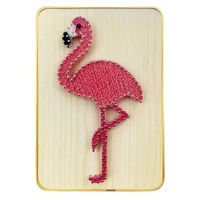 Набор для творчества miscellaneous DHACE28041 Set String Art 21x30 Flamingo