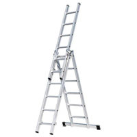 Лестница Bau Welt Multifuncţională secţionată din aluminiu 3*6 (6m)