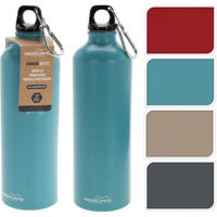 Бутылочка для воды Promstore 55529 Бутылка для воды Redcliffs 0,7 л с карабином, алюминий