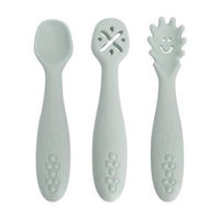 Посуда для кормления Dreambaby G5075 Scomash Twist Seafoam, набор из трёх силиконовых ложек