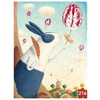 Головоломка Mideer MD3277 Puzzle Mesager al primăverii, serie de buzunar, 216 elem.