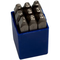 Набор ручных инструментов King Tony 11509SQ05 Набор ударных клейм 5 мм, цифры, 9 предметов, хвостовик HRC 40