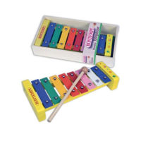 Музыкальная игрушка Bontempi 560810 Деревянный ксилофон с 8 металлическими нотами