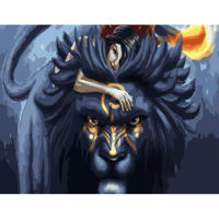 Картина по номерам Strateg R16 /24 (GS381)(43038) Lordul оntunecat, 40x50 cm