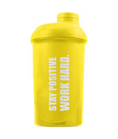 SHAKER STAY POSITIVE WORK HARD 500ML YELLOW