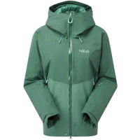 Îmbrăcăminte sport Rab Scurta dame Khroma Diffract Green Slate Eucalyptu 12 (QIP-38-GSE-12)