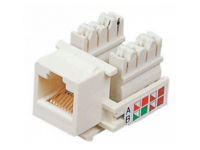 Keystone Jack RJ-45 shielded cat.6, LY-KJ6-01, Dual IDC Type