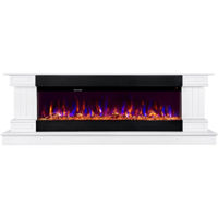 Șemineu electric ArtFlame Arizona & Dalas Maxi, 603x1810x430 mm, Alb