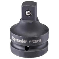 Набор головок, бит, насадок Topmaster 337703 переходник 1"FX 3/4" M