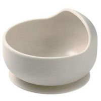 Посуда для кормления BabyOno 1481/04 Vas din silicon cu ventuza (bej)