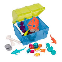 Accesoriu pentru baie Battat BT2588Z Jucărie de baie Comoara Piraților, cod 60391
