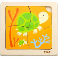Головоломка Viga 50143 из дерева "Черепаха"