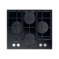 Plită pe gaz Hotpoint-Ariston HAGS 61F/BK, Negru