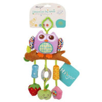 Jucărie cu pandantiv Hoogar HG01040026 Campanula, Owl Pink