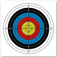 Дартс inSPORTline 13263 Мишень 60x60 см Dabbak IN23046