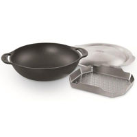Казан Weber Ceaun din fonta Crafted Wok & Steamer