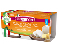 Plasmon Piureu din branza topita cu mozzarella (4+ luni) 2 x 80 g