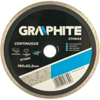 Набор головок, бит, насадок Graphite 57H644 Disc diamant continu 180x22.2mm