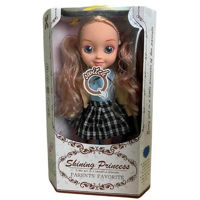 Кукла Essa YL005(B8) Păpușă cu control tactil în fustă în carouri, 34 cm