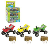 Машина HTI 1372247 Set de joacă: ATV cu animale de fermă (în as.)