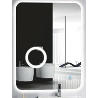 Oglindă baie Gappo LED G 602 60x80 cm cu mini