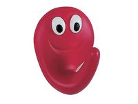 Крючок самоклеющийся Smile 2шт 4X5cm красный, пластик