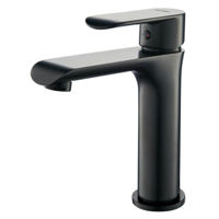 Baterie lavoar Mat|eco Neve черный-мат