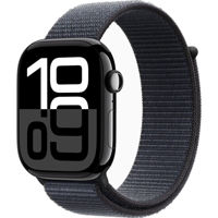 Ceas inteligent Apple Watch Series 10 GPS 46mm Jet Black Aluminium Case with Ink Sport Loop MWWR3