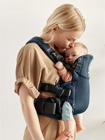 Кенгуру-переноска BabyBjorn Harmony Navy Blue 3D Mesh