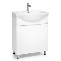 Шкаф под умывальник Mashtab 11906 Print cu 2 usi 75cm Alb
