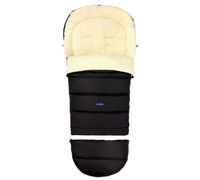 Конверт прогулочный из натуральной шерсти Womar Zaffiro iGrow Wool Black