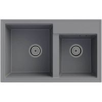 Мойка кухонная Granitan HEKTOR, gray