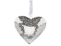 Decoratiune pentru brad mozaica "inima" 23cm