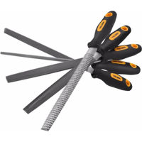 Set de unelte de mână Tolsen Set 5 pile lemn/metal 200mm (32038)