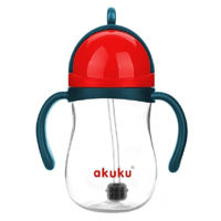 Cană cu pai Akuku A0164 Blue/Red