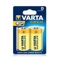 Батарейки Varta D Superlife 2 pcs/blist Zinc Carbon, 2020 101 412