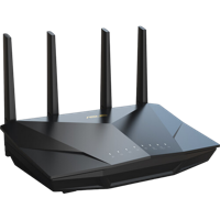 Wi-Fi 6 Dual Band ASUS Router "RT-AX5400", 5400Mbps, OFDMA, Gbit Ports, USB3.2