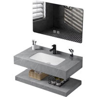 Шкаф под умывальник SanDonna Set 1009G (100cm) piatra sinterizata