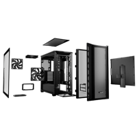 Case ATX be quiet! Shadow Base 800, w/o PSU, 3x140mm, 2xUSB 3.2, 1xUSB Type C, Window, Black