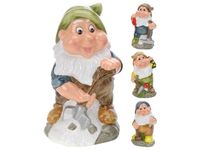 Statuie "Pitic cu instrumente" decorativa H20cm, in cutie cadou