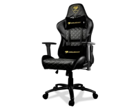 Gaming Chair Cougar HOTROD Royal Black/Gold, User max load up to 136kg / height 155-190cm