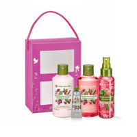 LES PLAISIRS NATURE - Set îngrijirea corpului Zmeură & Mentă
