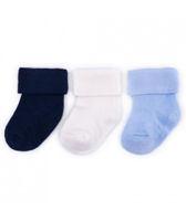 Ciorapei pentru copii 3 perechi (0+) blue