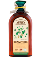 Шампунь. Против перхоти. Березовые почки и Касторовое масло. "ЗЕЛЁНАЯ АПТЕКА"