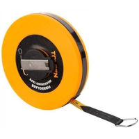 Рулетка Tolsen 635023 с фиксатором 50 мм x 12,5 мм, никелированная рукоятка