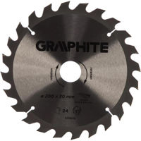 Диск отрезной Graphite 57H674 Disc circular pentru lemn, 200x30mm, 24 dinti