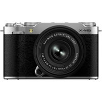 Фотоаппарат беззеркальный FujiFilm X-M5 silver/XC15-45mm Kit