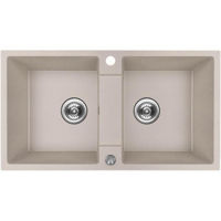 Chiuvetă bucătărie Backer Nona Duo Ivory 800x440