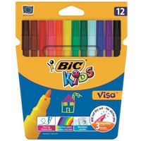 Set de creație BIC 35122 Набор фломастеров моющихся 12шт Visa